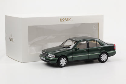 1:18 Mercedes-Benz C 200 W202 Limousine 1993 Malachit green metallic Norev