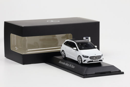 1:43 Herpa Mercedes-Benz B-Klasse W247 2018 polar white Dealer