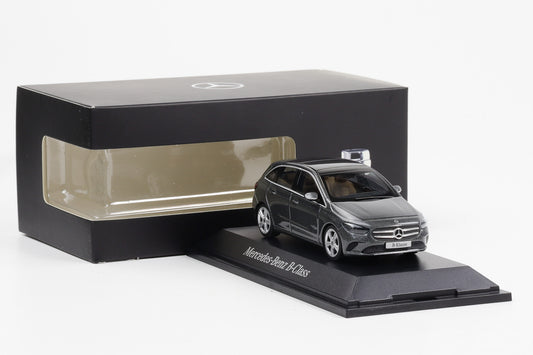 1:43 Herpa Mercedes-Benz B-Klasse W247 2018 mountain grey Dealer