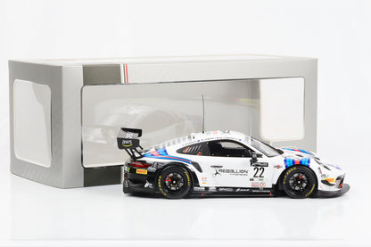 1:18 保时捷 911 GT3 R #22 24h Spa 2021 Martini Racing GPX Bamber Campbell IXO