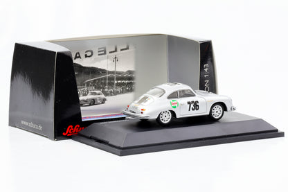 1:43 Porsche 356 A Carrera GT #736 Caracas 1958 1st place GT class Schuco diecast