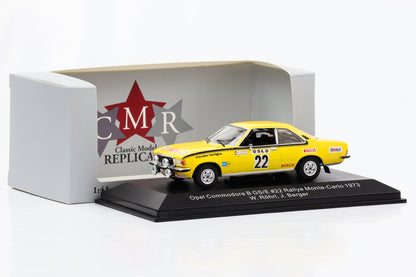 1:43 Opel Commodore B GS/E #22 Rallye Monte-Carlo 1973 Röhrl Berger CMR