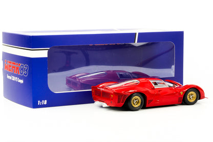 1:18 Ferrari 330 P3 Coupé Plain Body Edition 1966 vermelho WERK83 fundido sob pressão