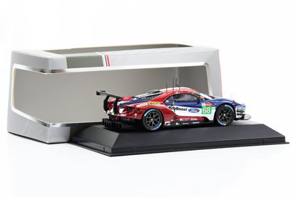 1:43 Ford GT #68 3ª LMGTE Pro Classe 24h Le Mans 2018 Hand, Müller, Bourdais IXO