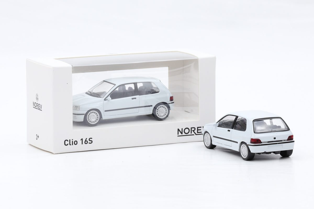1:43 Jet Car Norev Renault Clio 16S weiss 1991 No.517524