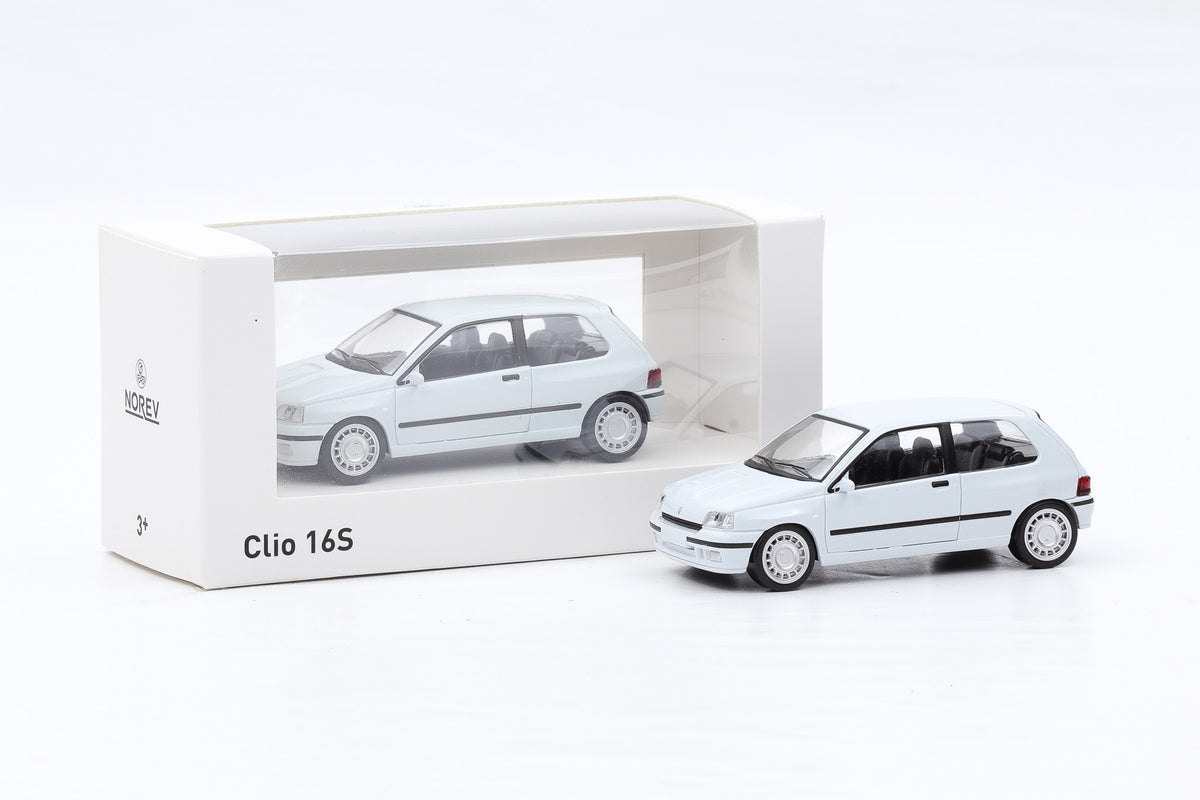 1:43 Jet Car Norev Renault Clio 16S weiss 1991 No.517524