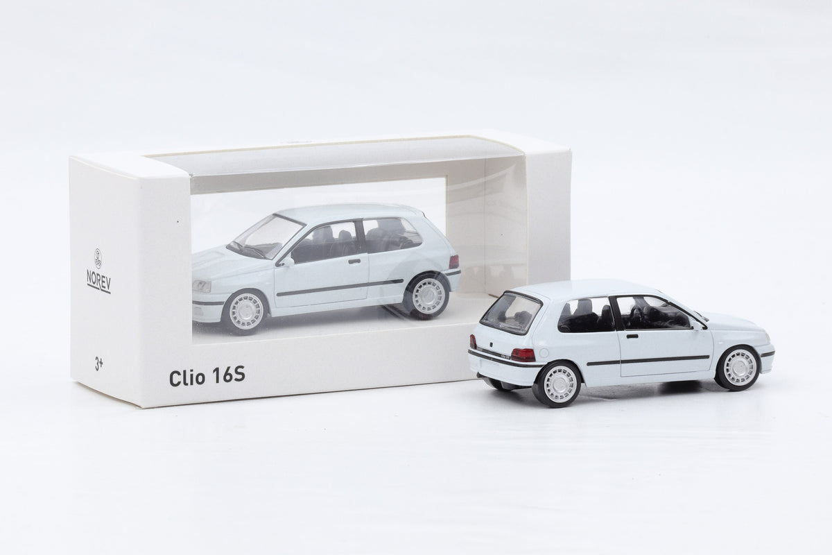 1:43 Jet Car Norev Renault Clio 16S weiss 1991 No.517524
