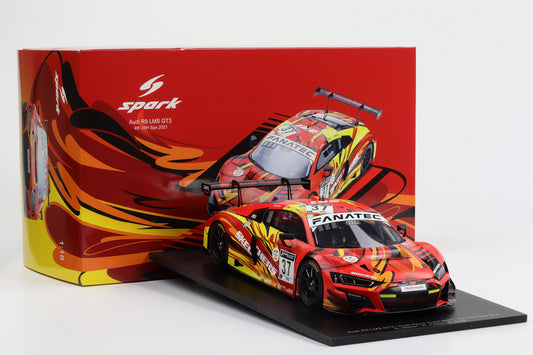 1:18 Spark Audi R8 LMS GT3 #37, 4th 24h Spa 2021 18SB033 1/300 pcs