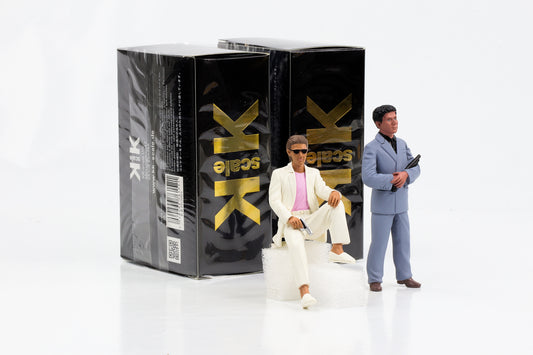 1:18 Figur Set Miami Vice Rico Tubbs Sunny Crockett Movie KK Scale Figuren