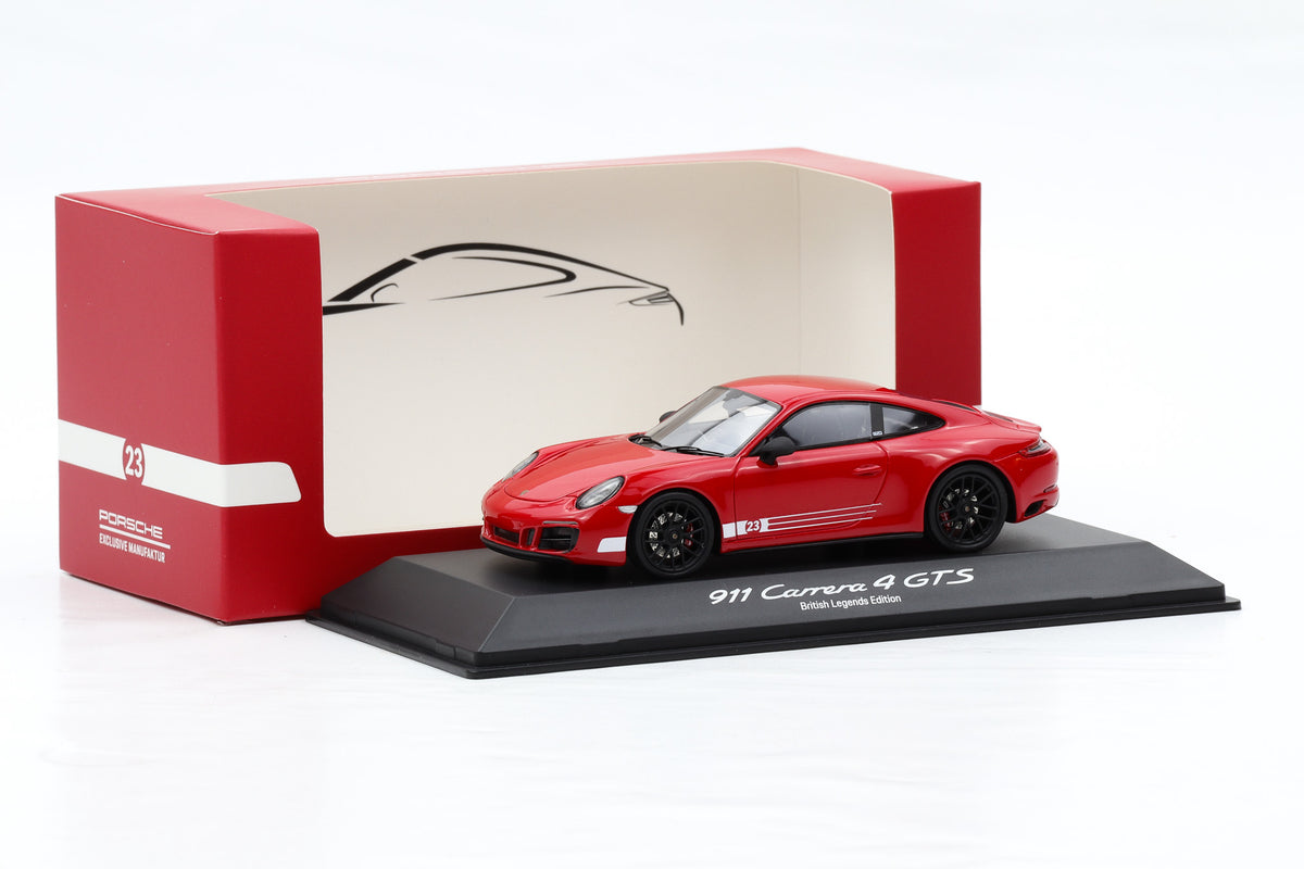 1:43 Spark Porsche 991 Carrera 4 GTS Typ 991.2 n° 23 Salzburg 2018 British Legends Edition