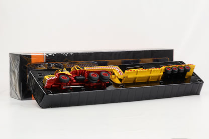 1:43 IXO LKW Berliet TB 015 M3 6x4 1960  gelb / rot Tiefladesattelzug TR028