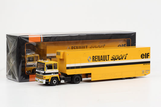 1:43 IXO Berliet 350 TR350 LKW Renntransporter Renault Sport