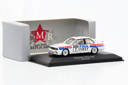 1:43 BMW M3 E30 #7 double vainqueur Brno DTM 1992 Johnny Cecotto CMR