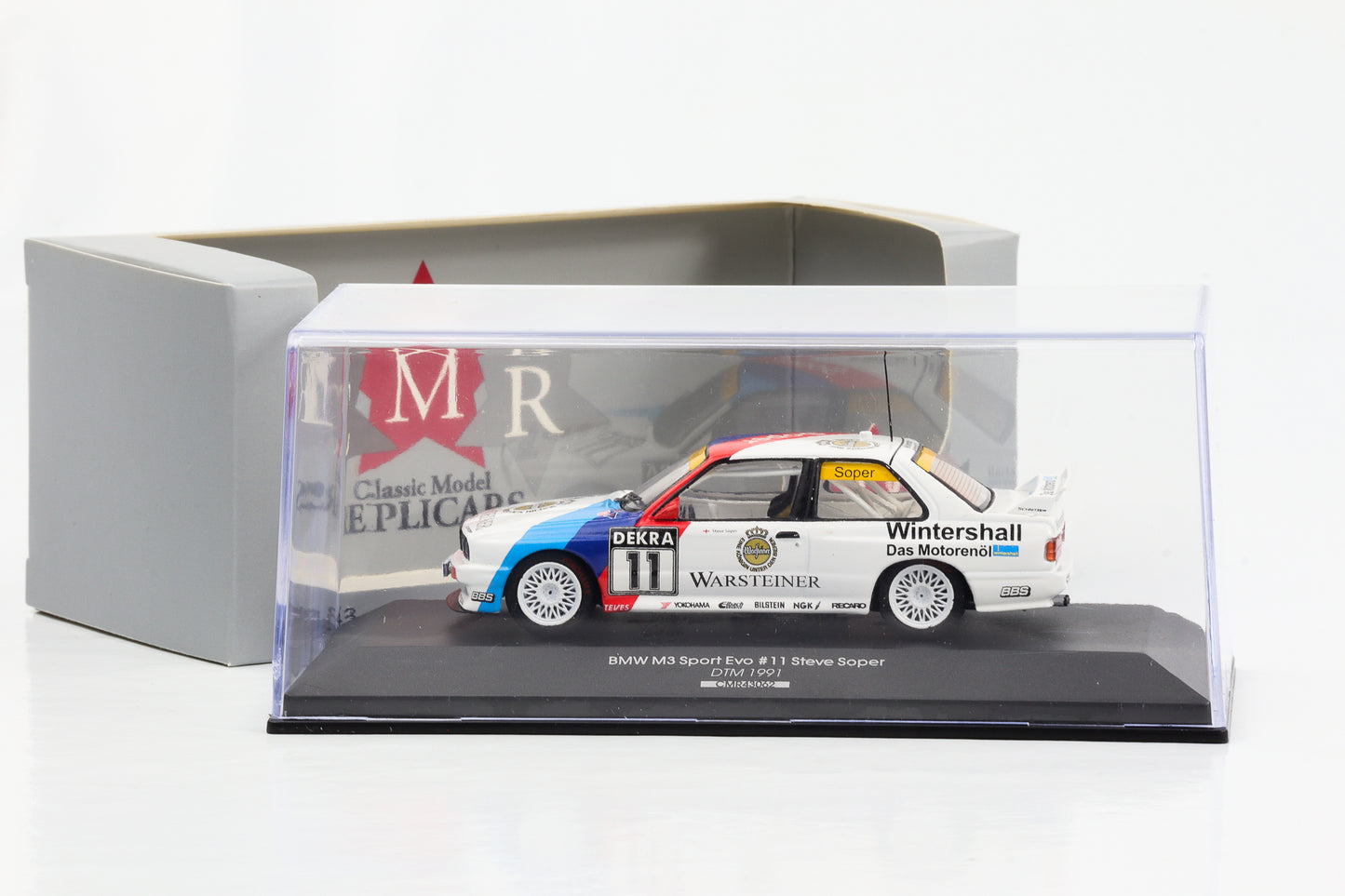 1:43 BMW M3 E30 #11 DTM 1991 Steve Soper CMR