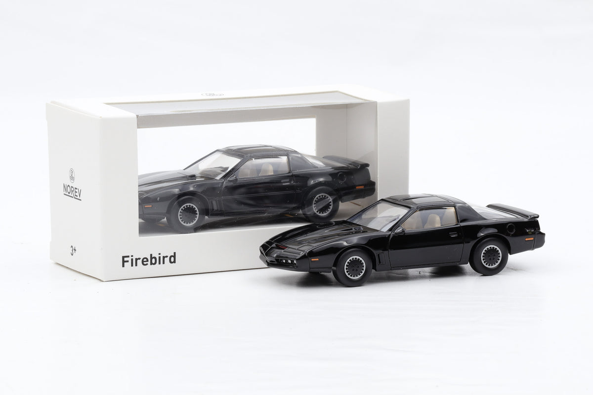 1:43 1982 Pontiac Firebird 1982 like KITT black Norev Jet Car Movie diecast
