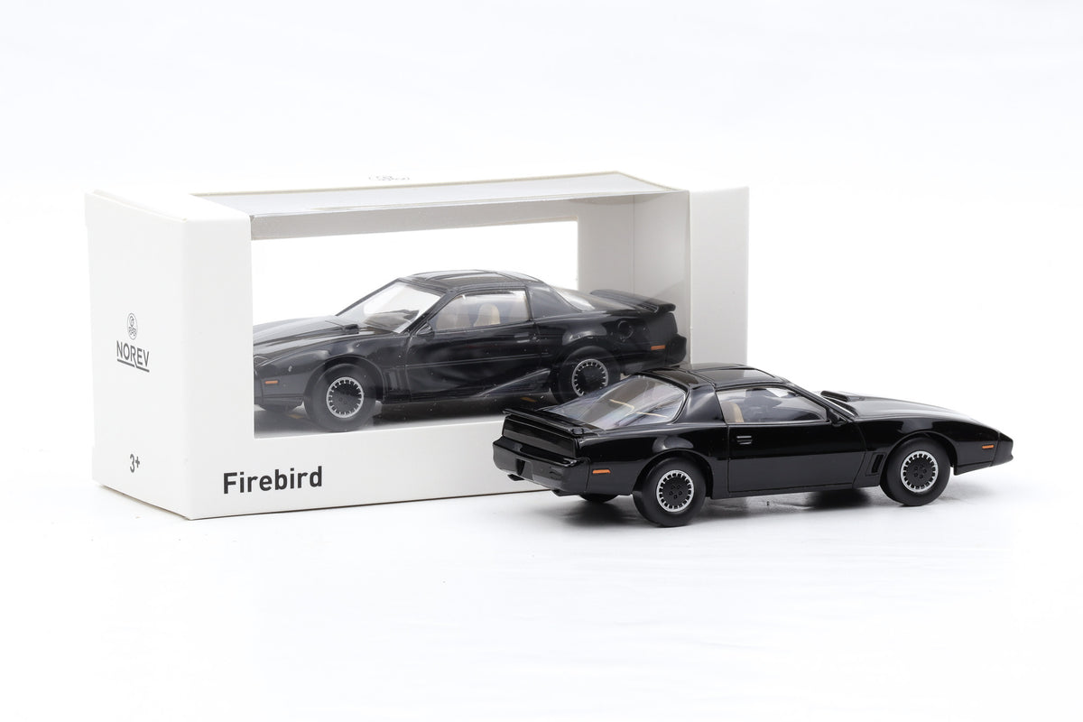 1:43 1982 Pontiac Firebird 1982 like KITT black Norev Jet Car Movie diecast