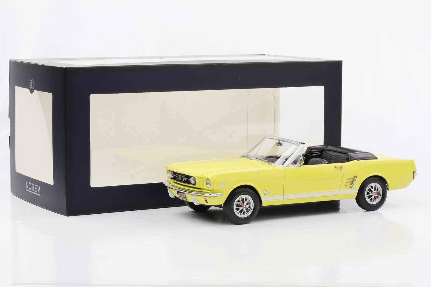 1:18 Ford Mustang 1966 Convertible yellow Norev limited 200 pcs