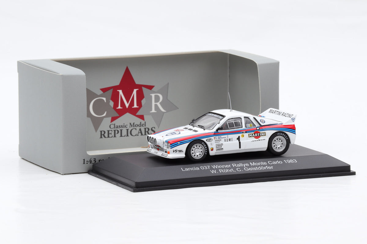 1:43 Lancia 037 Winner Rallye Monte Carlo 1983 Röhrl Geistdörfer CMR diecast