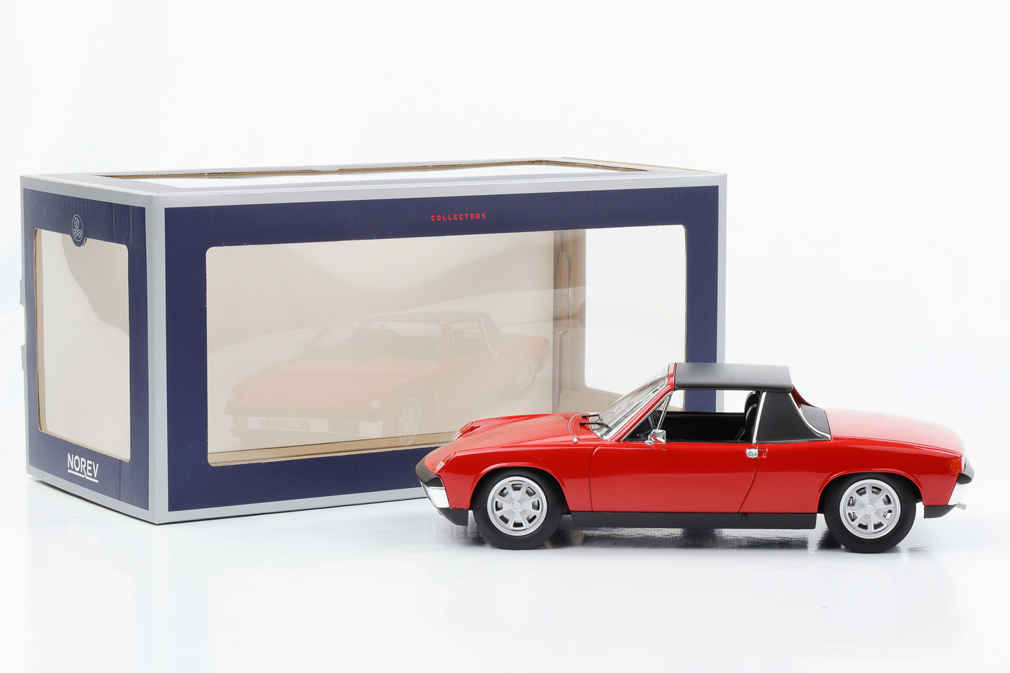 1:18 VW Porsche 914 1.7 Bahia vermelho com jantes Baby Fuchs Norev 187690