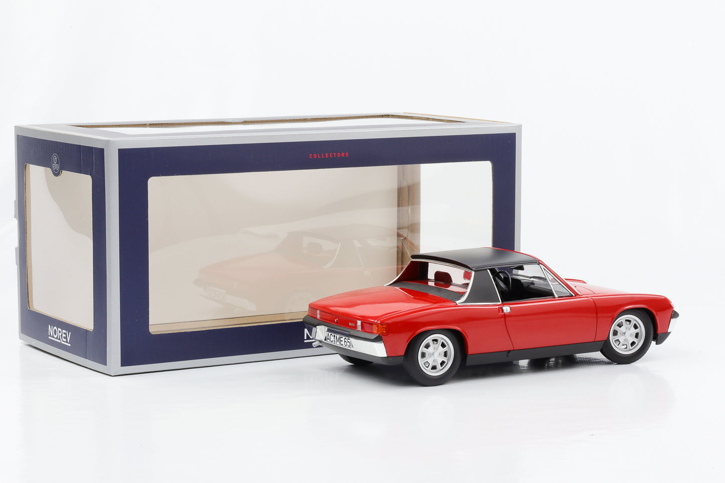 1:18 VW Porsche 914 1.7 Bahia vermelho com jantes Baby Fuchs Norev 187690