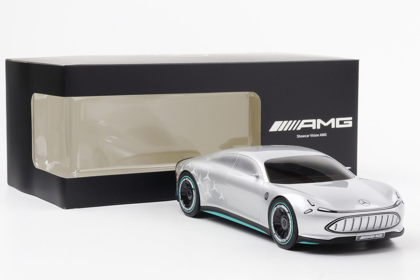1:18 Mercedes-Benz Showcar Vision AMG Silber alubeam NZG Dealer limited diecast