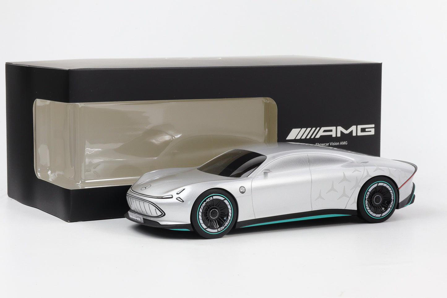 1:18 Mercedes-Benz Showcar Vision AMG Silber alubeam NZG Dealer limited diecast