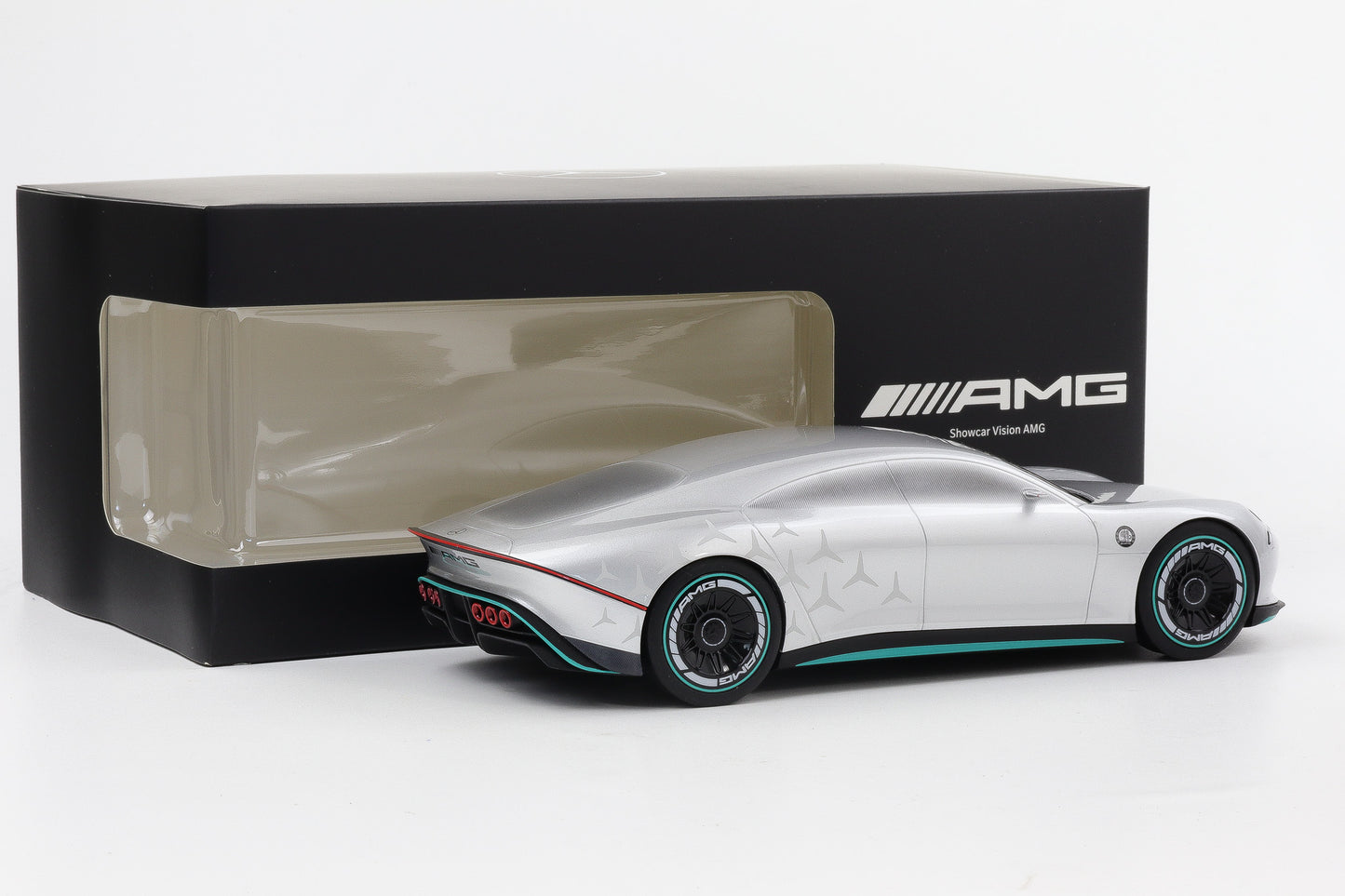 1:18 Mercedes-Benz Showcar Vision AMG Silber alubeam NZG Dealer limited diecast