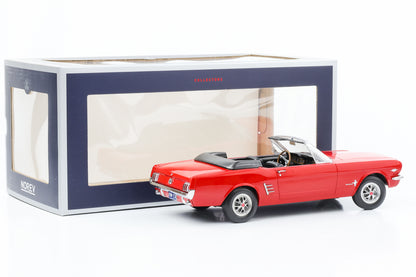 1:18 Ford Mustang Pony-Car 1966 Convertible Signal Flare red Norev 182810