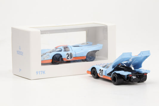 1:43 Jet Car Norev Porsche 917K #20 24H Le Mans Movie 1970 Gulf 750067