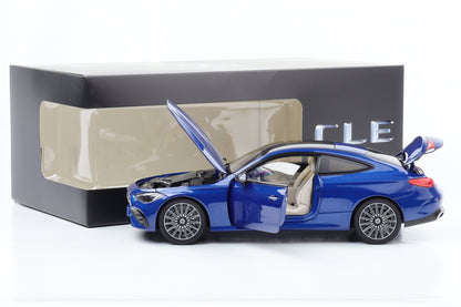 1:18 Mercedes-Benz CLE Coupé AMG Line C236 blu spettrale Rivenditore Norev