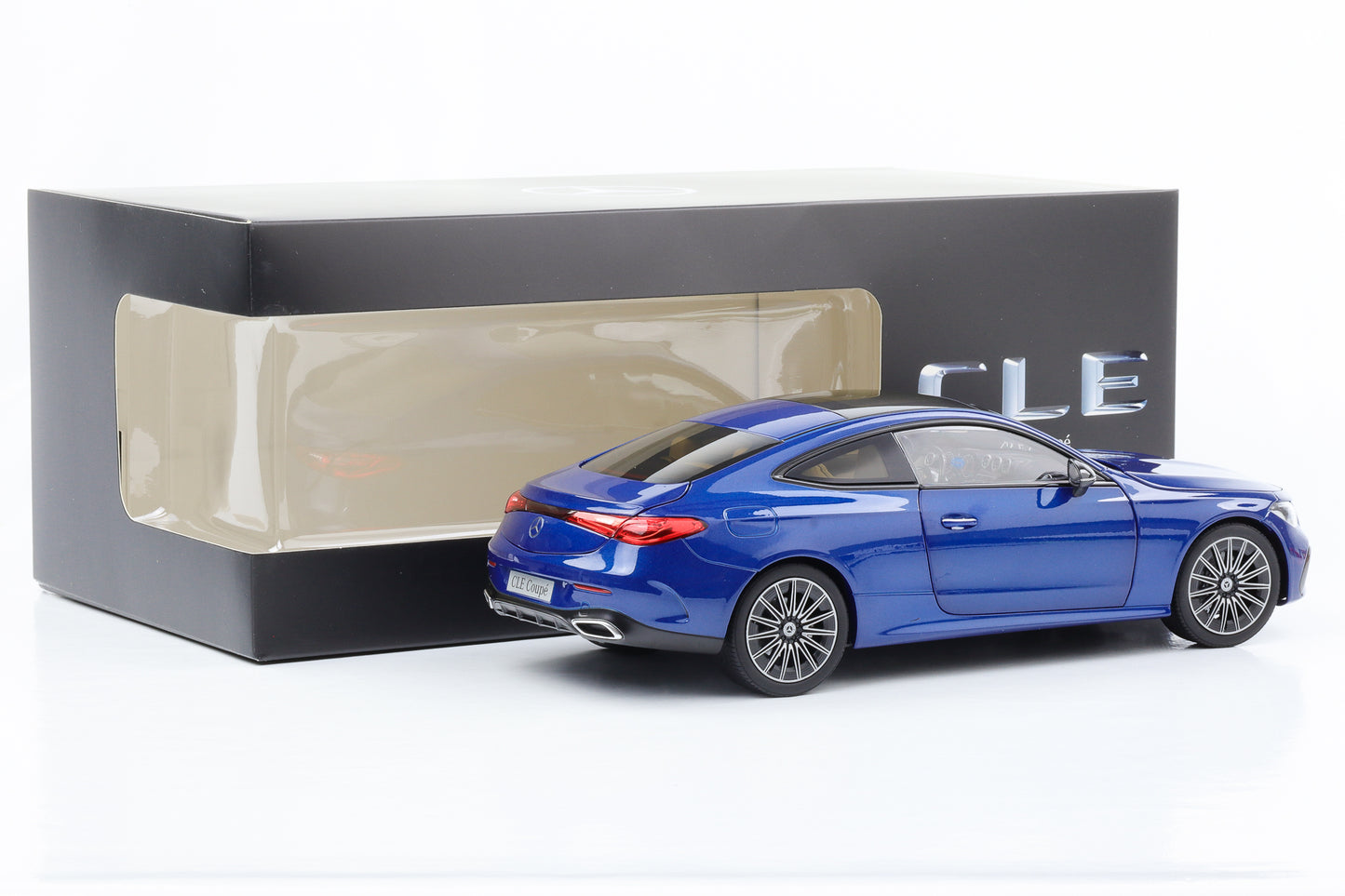 1:18 Mercedes-Benz CLE Coupé AMG Line C236 blu spettrale Rivenditore Norev