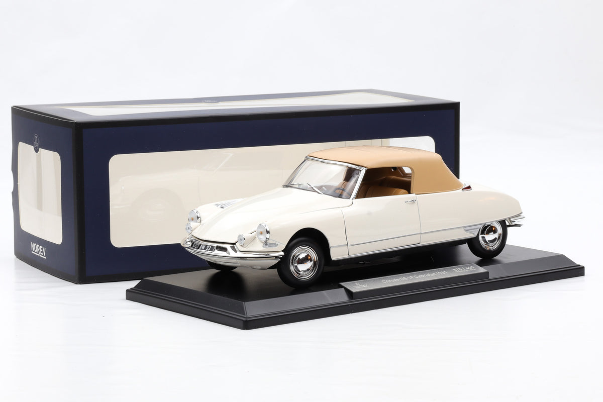 1:18 Norev Citroen DS 19 Cariolet beige 1961 full opening - limited
