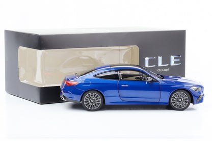 1:18 Mercedes-Benz CLE Coupé AMG Line C236 blu spettrale Rivenditore Norev