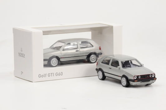 1:43 VW Golf II GTI G60 Volkswagen silber Jet Car Norev diecast 840066