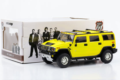 1:18 Greenlight Hummer H2 2003 gelb TV-Serie Entourage 2004 full opening