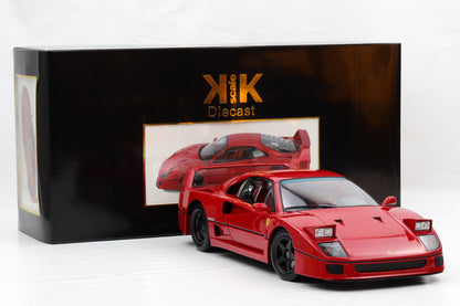 1:12 Ferrari F40 Supersportwagen Lightweight 1990 rot KK Scale diecast