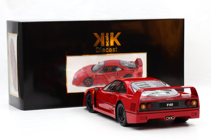 1:12 Ferrari F40 Supersportwagen Lightweight 1990 rot KK Scale diecast