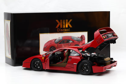 1:12 Ferrari F40 Supersportwagen Lightweight 1990 rot KK Scale diecast
