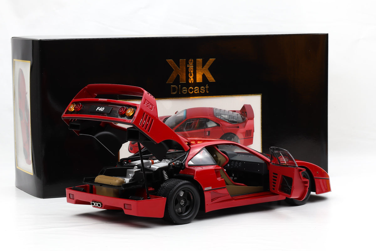 1:12 Ferrari F40 Supersportwagen Lightweight 1990 rot KK Scale diecast