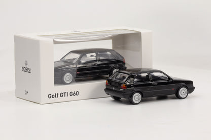 1:43 VW Golf II GTI G60 Volkswagen schwarz Jet Car norev diecast 840063