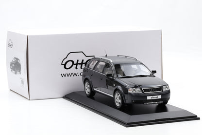 1:18 OTTO mobile Audi A6 C6 2.7T All Road Black 2000 OT1189 + Vitrine