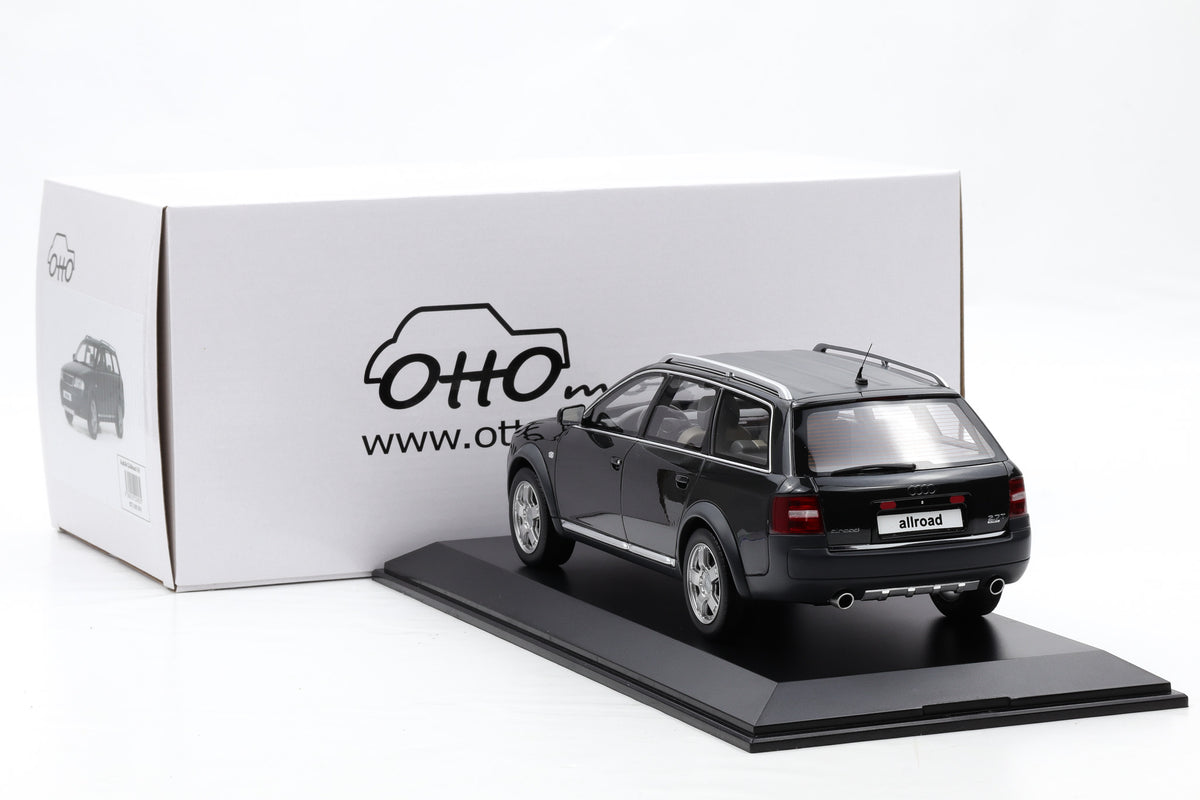 1:18 OTTO mobile Audi A6 C6 2.7T All Road Black 2000 OT1189 + Vitrine