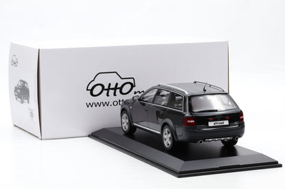 1:18 OTTO mobile Audi A6 C6 2.7T All Road Black 2000 OT1189 + Vitrine