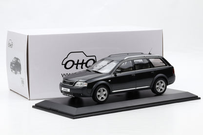 1:18 OTTO mobile Audi A6 C6 2.7T All Road Black 2000 OT1189 + Vitrine