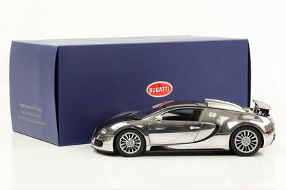 1:18 Bugatti Veyron 16.4 PUR SANG 黑色铝铸件 AUTOart 可打开