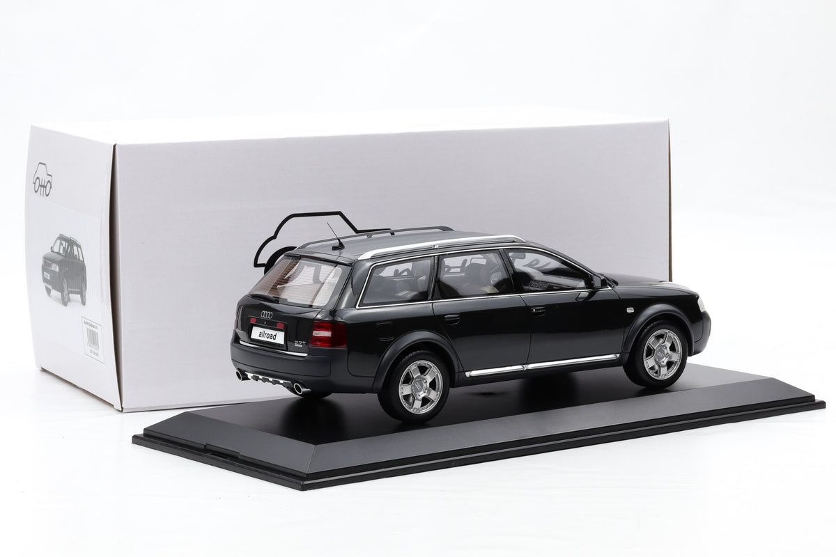 1:18 OTTO mobile Audi A6 C6 2.7T All Road Black 2000 OT1189 + Vitrine
