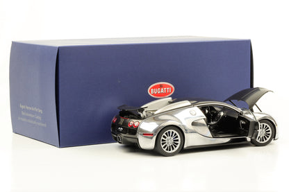 1:18 Bugatti Veyron 16.4 PUR SANG 黑色铝铸件 AUTOart 可打开