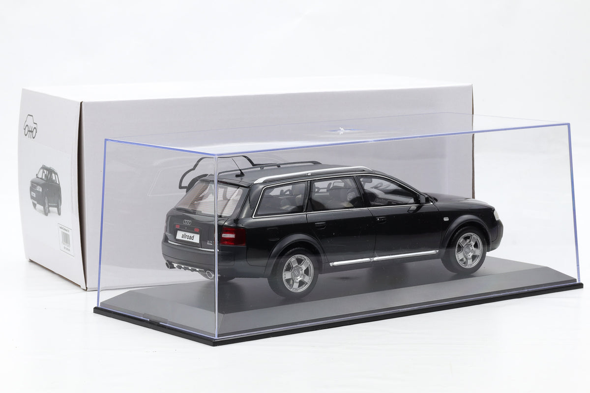 1:18 OTTO mobile Audi A6 C6 2.7T All Road Black 2000 OT1189 + Vitrine
