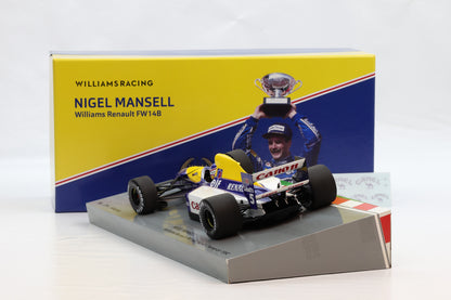 1:18 Mansell Williams FW14B #5 F1 Weltmeister 1992 Minichamps Collector`s Box