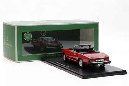 1:18 Fiat 124 Pininfarina Spidereuropa 1982 rot Touring Modelcars